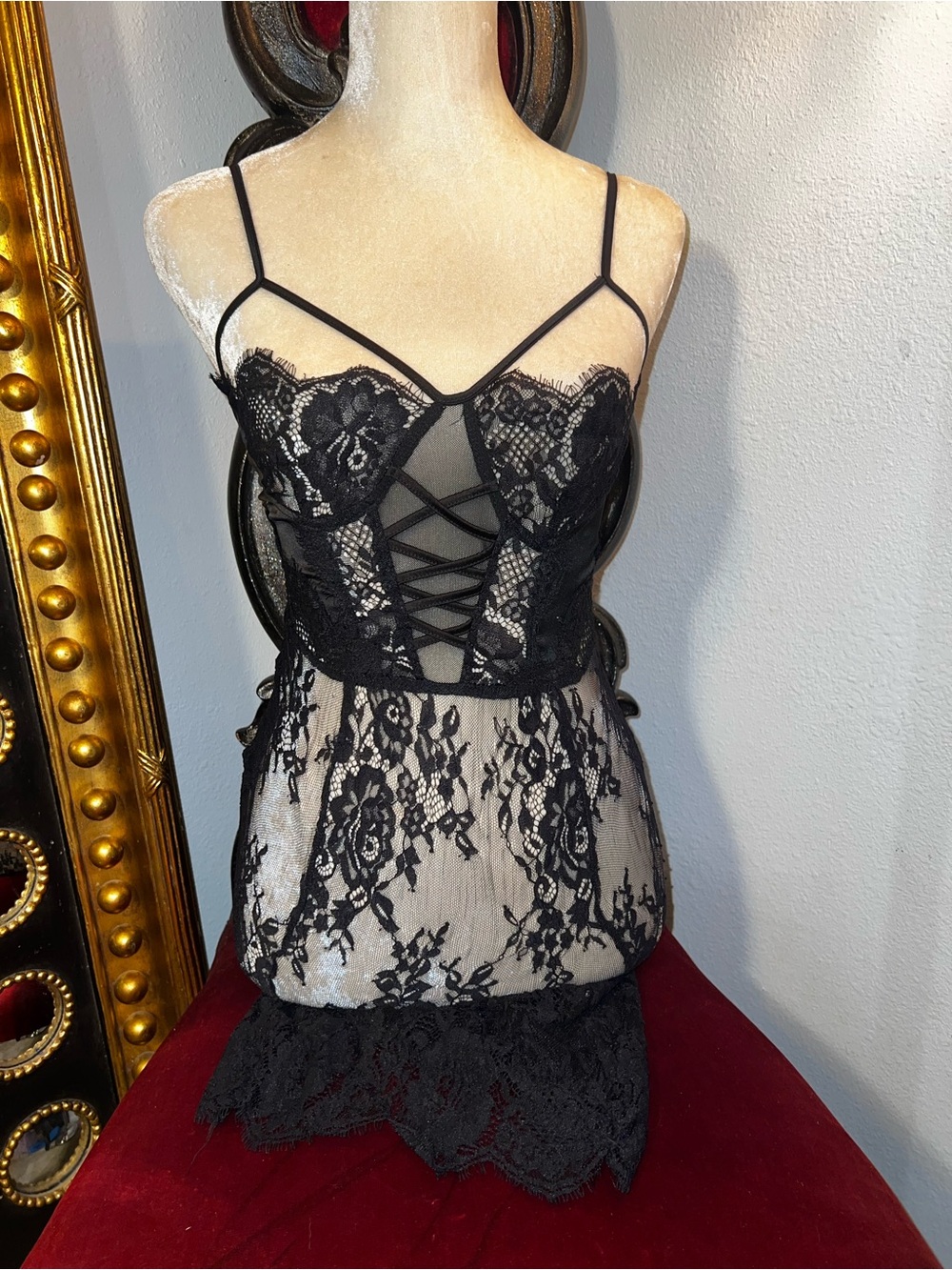 Brand new Black Lace lingerie size small